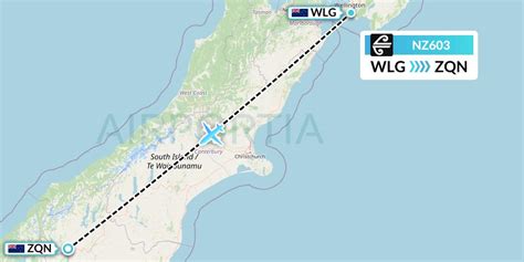 Flight history for Air New Zealand flight NZ603 .